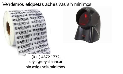 Vendemos etiquetas adhesivas sin minimos