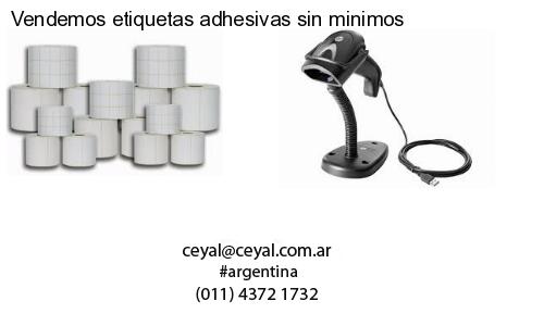 Vendemos etiquetas adhesivas sin minimos
