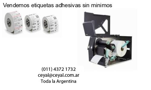 Vendemos etiquetas adhesivas sin minimos