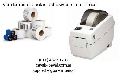 Vendemos etiquetas adhesivas sin minimos