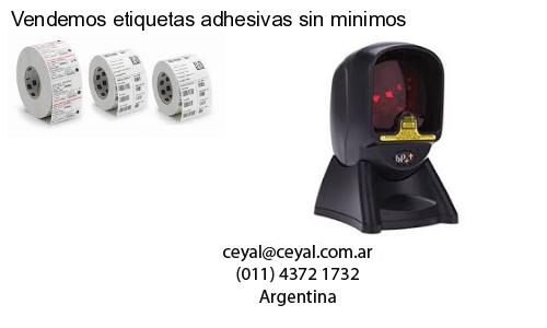 Vendemos etiquetas adhesivas sin minimos