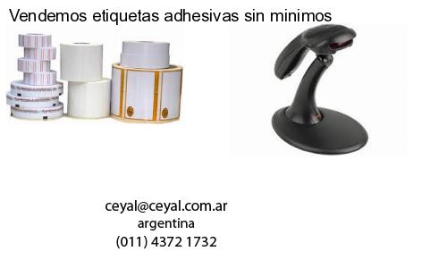 Vendemos etiquetas adhesivas sin minimos