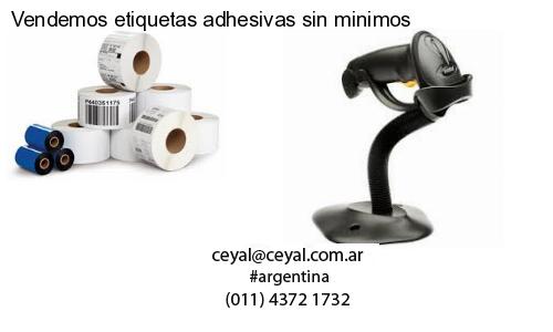 Vendemos etiquetas adhesivas sin minimos