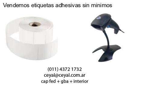 Vendemos etiquetas adhesivas sin minimos