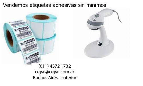 Vendemos etiquetas adhesivas sin minimos