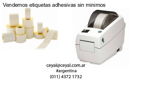 Vendemos etiquetas adhesivas sin minimos