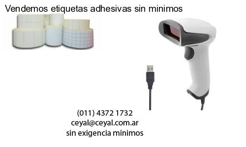 Vendemos etiquetas adhesivas sin minimos