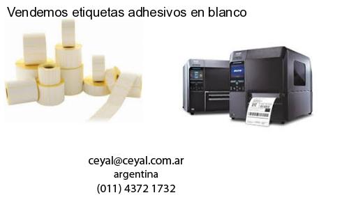 Vendemos etiquetas adhesivos en blanco