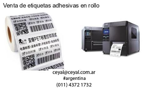 Venta de etiquetas adhesivas en rollo