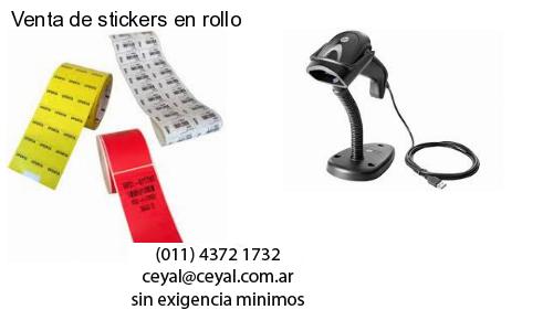 Venta de stickers en rollo