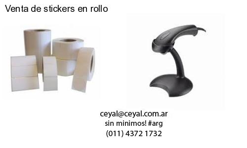 Venta de stickers en rollo