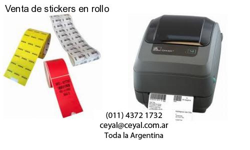 Venta de stickers en rollo