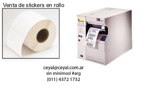 Venta de stickers en rollo