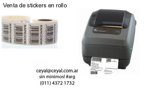 Venta de stickers en rollo