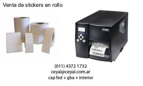 Venta de stickers en rollo