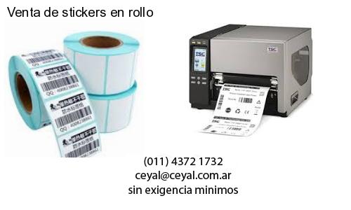 Venta de stickers en rollo