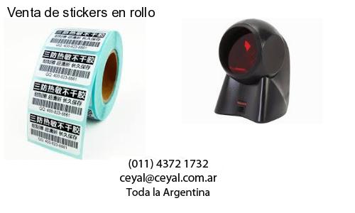 Venta de stickers en rollo