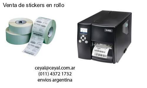 Venta de stickers en rollo