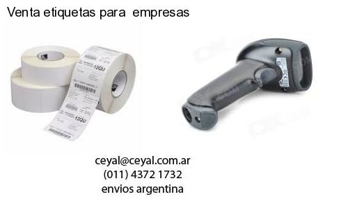 Venta etiquetas para  empresas