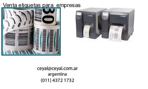 Venta etiquetas para  empresas