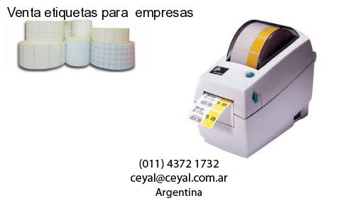 Venta etiquetas para  empresas