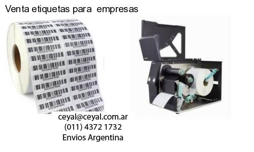 Venta etiquetas para  empresas