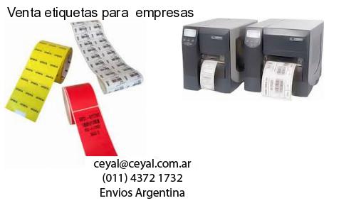 Venta etiquetas para  empresas