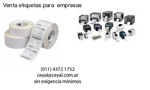 Venta etiquetas para  empresas