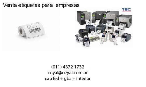 Venta etiquetas para  empresas