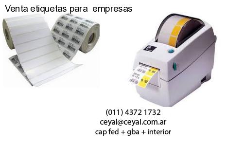 Venta etiquetas para  empresas