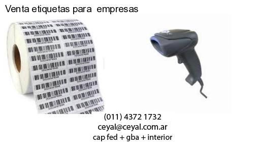Venta etiquetas para  empresas