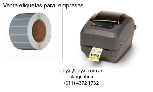 Venta etiquetas para  empresas
