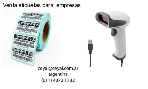 Venta etiquetas para  empresas