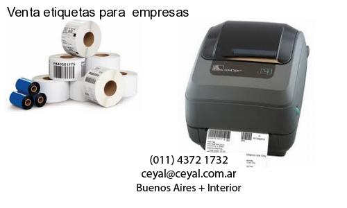 Venta etiquetas para  empresas