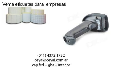 Venta etiquetas para  empresas