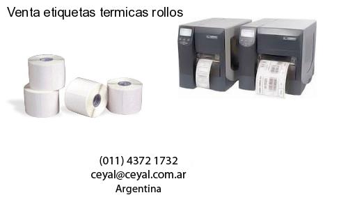 Venta etiquetas termicas rollos