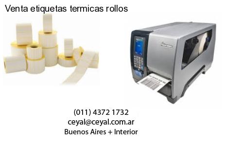 Venta etiquetas termicas rollos