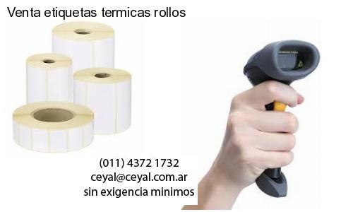 Venta etiquetas termicas rollos