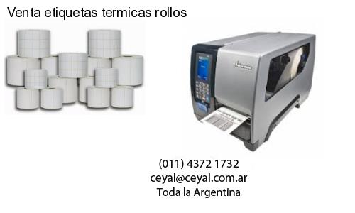 Venta etiquetas termicas rollos