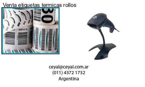 Venta etiquetas termicas rollos