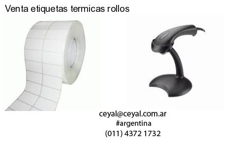 Venta etiquetas termicas rollos