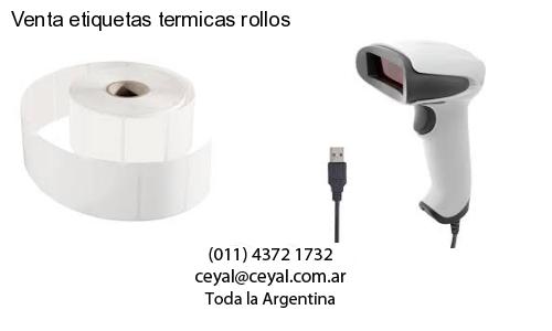 Venta etiquetas termicas rollos