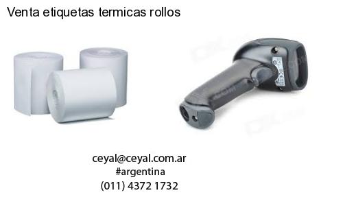 Venta etiquetas termicas rollos