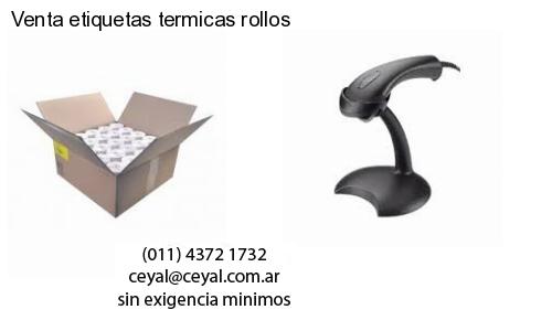 Venta etiquetas termicas rollos