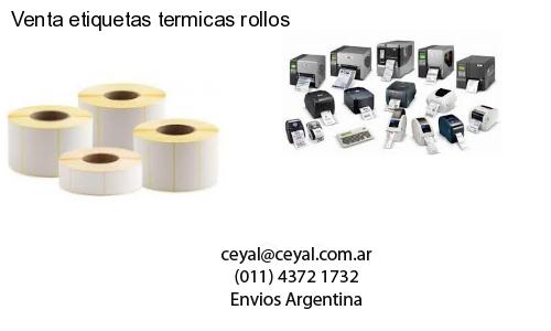 Venta etiquetas termicas rollos