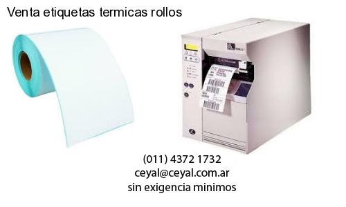 Venta etiquetas termicas rollos