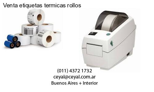 Venta etiquetas termicas rollos