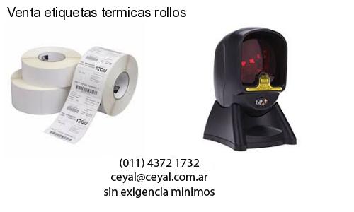 Venta etiquetas termicas rollos