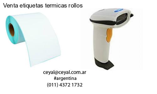 Venta etiquetas termicas rollos