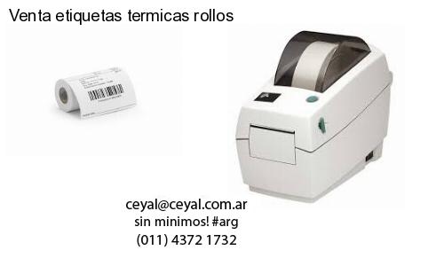 Venta etiquetas termicas rollos